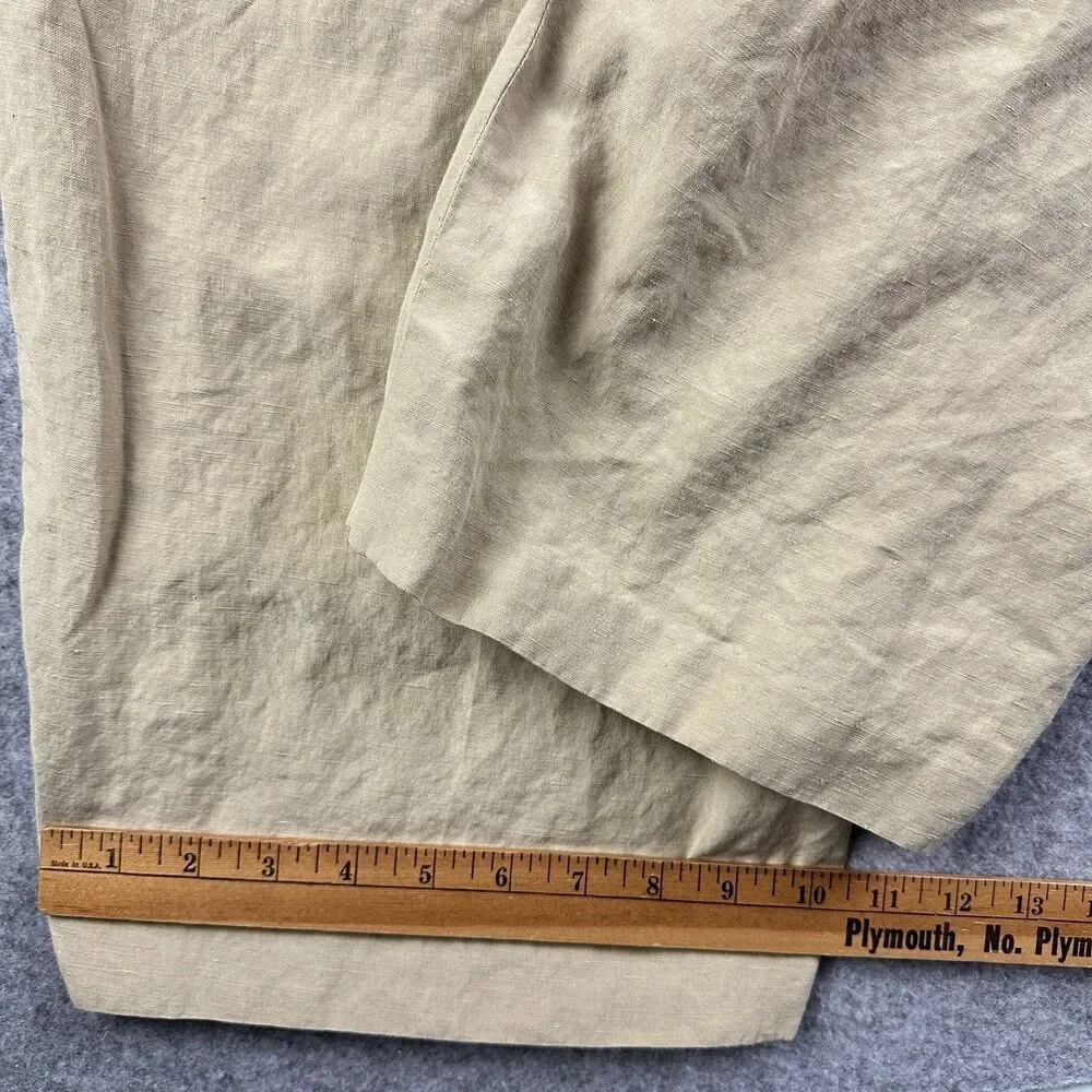 Polo Ralph Lauren Linen Silk Blend Pants Mens 48B Big Preppy Coastal Trouser*